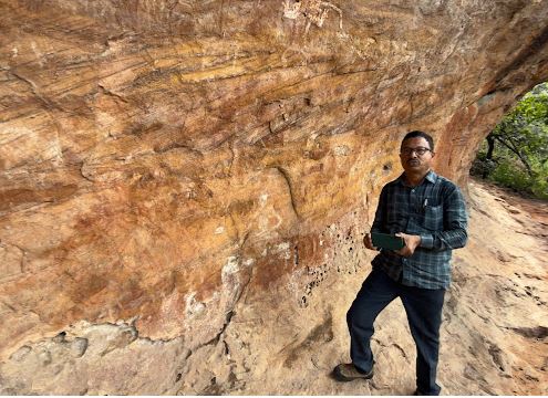 New Rock Art Site Discovered in Peddapalli