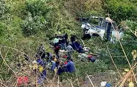 15 Injured As Bus Plunges 70 Feet Into Gorge