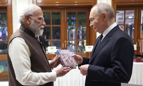 PM Modi Presents Copy of Gita In Russian To Putin