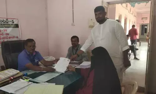 AIMIM MLA’s Wife Najma Sultana Files Nomination for Sarpanch Post in Baswapur in Medak