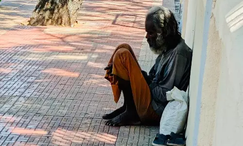 Left Alone In Old Age Along Alipiri Footpaths To Tirumala Left Alone In Old Age Along Alipiri Footpaths To Tirumala