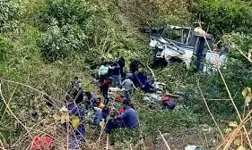 15 Injured As Bus Plunges 70 Feet Into Gorge