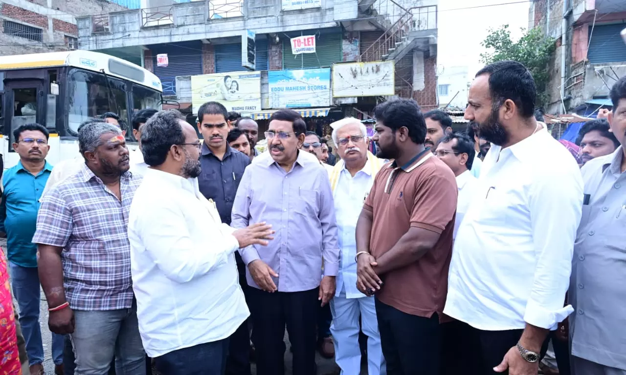 Narayana Orders Modern Toilets At Atmakur Bus Stand