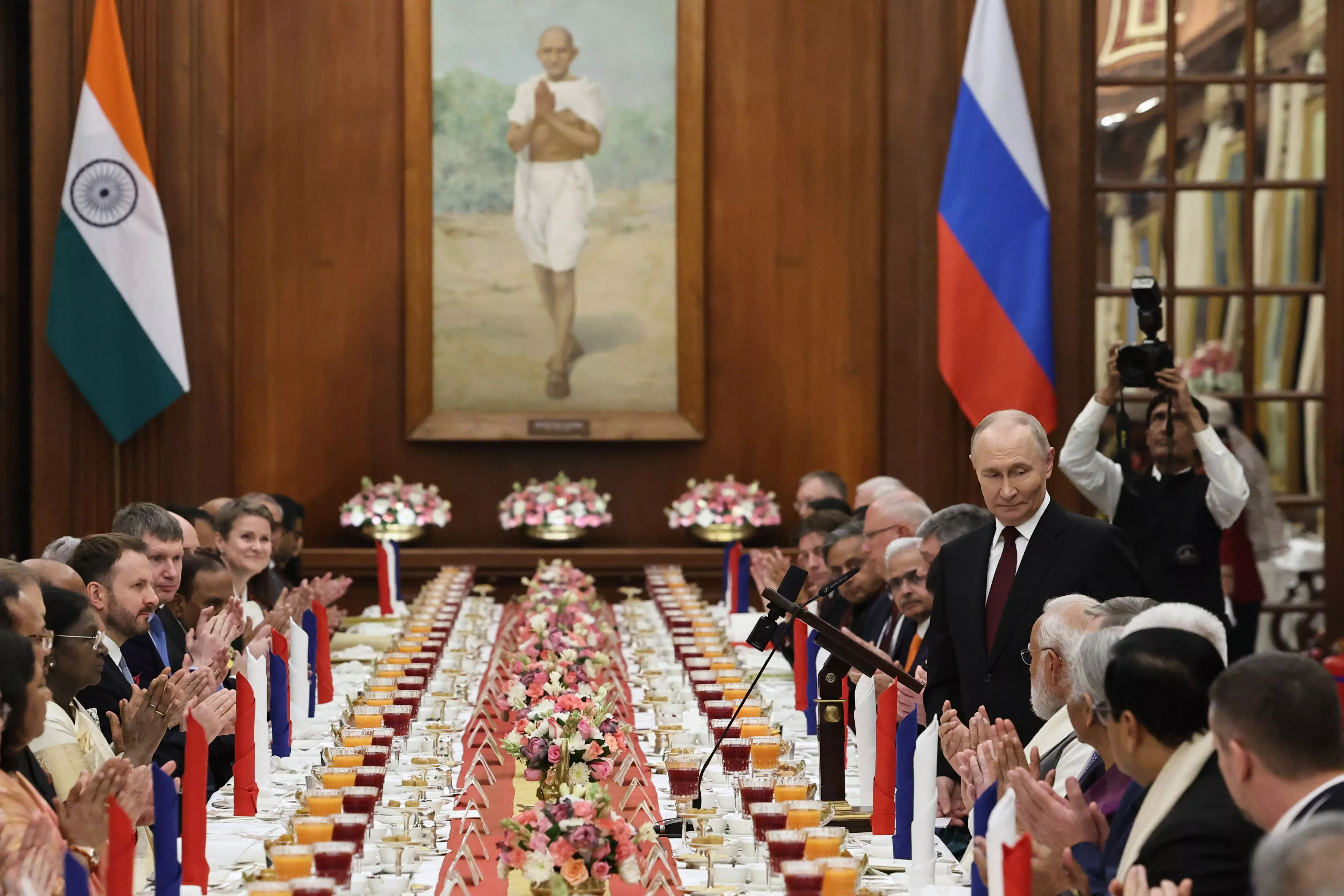 Indian Savoury Delights at Grand Rashtrapati Bhavan Banquet for Putin Indian Savoury Delights at Grand Rashtrapati Bhavan Banquet for Putin