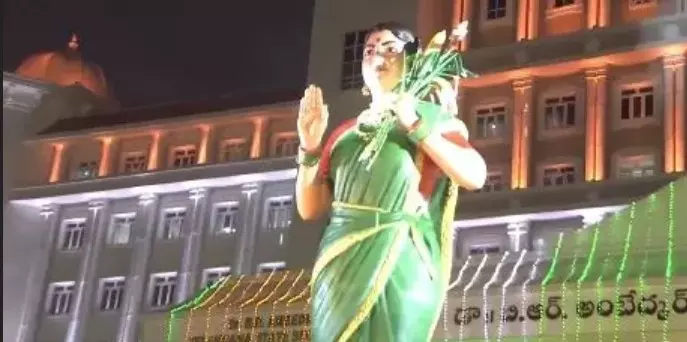 Telangana Talli Statues To Be Unveiled At All District Collectorates On December 9 Telangana Talli Statues To Be Unveiled At All District Collectorates On December 9