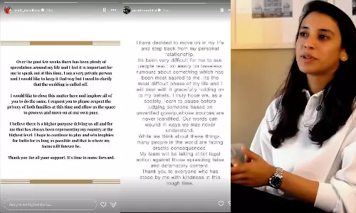 Wedding With Palash Called Off, Confirms Smriti Mandhana Wedding With Palash Called Off, Confirms Smriti Mandhana