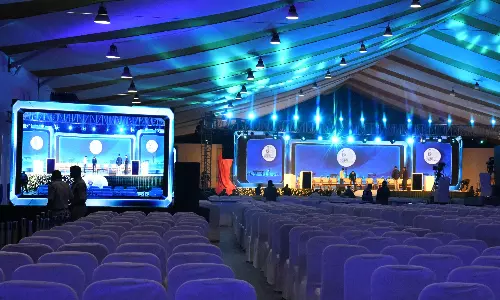 Telangana Rising Summit to Begin at Bharat Future City Today Telangana Rising Summit to Begin at Bharat Future City Today