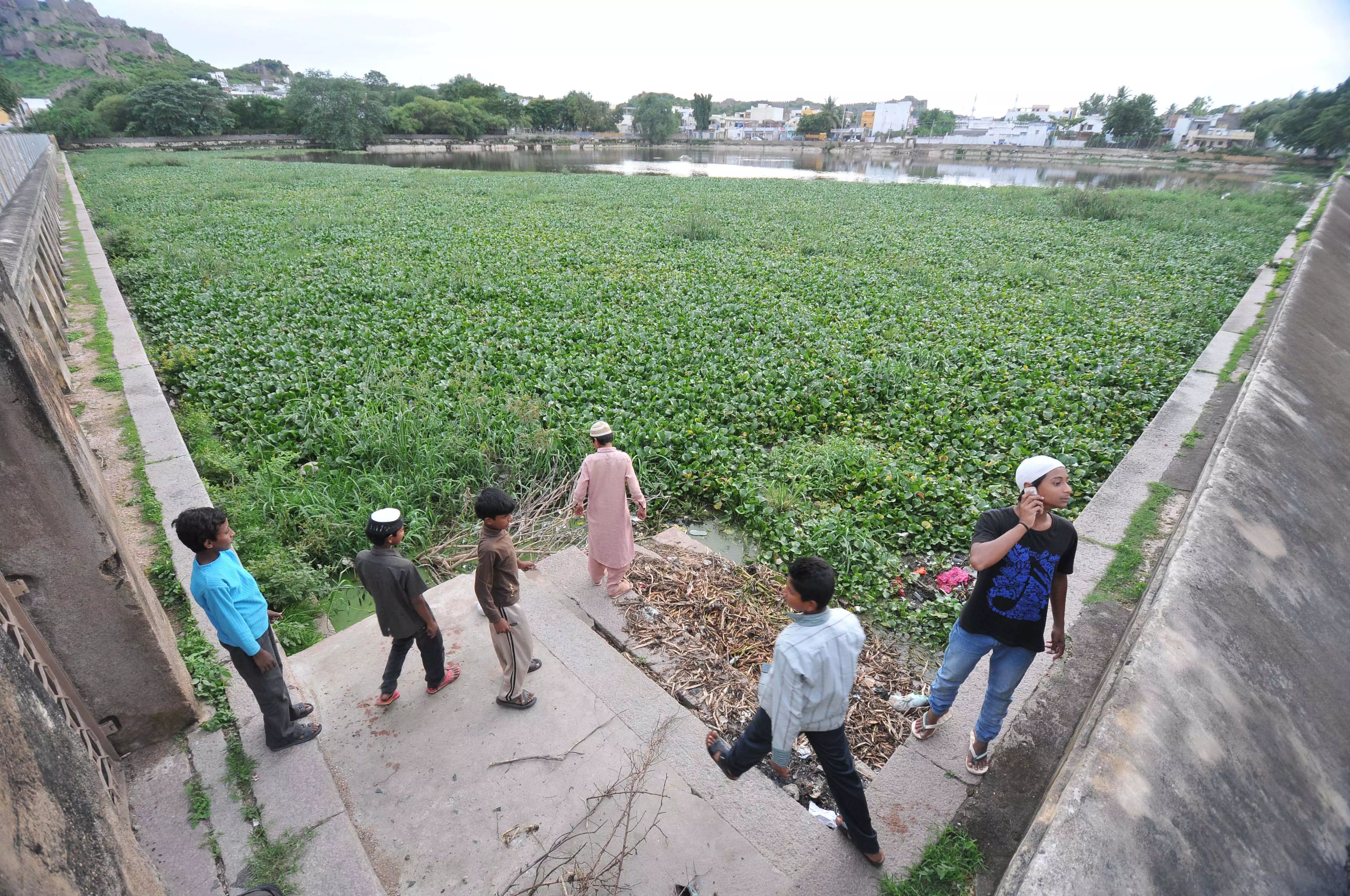 GHMC Proposes Conservation Of Katora Houz In Golconda Fort, Gunfoundry