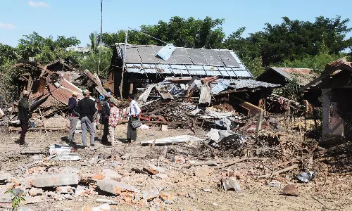 Myanmar Military Air Strike on Tea Shop Kills 18 Watching Football Match on TV Myanmar Military Air Strike on Tea Shop Kills 18 Watching Football Match on TV