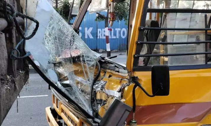 School Van Rams Into Truck; Same Bus And Driver Were Involved In Incident Months Ago School Van Rams Into Truck; Same Bus And Driver Were Involved In Incident Months Ago