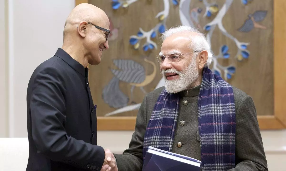 Microsoft Commits USD 17.5 Billion Investment in India: Satya Nadella Microsoft Commits USD 17.5 Billion Investment in India: Satya Nadella
