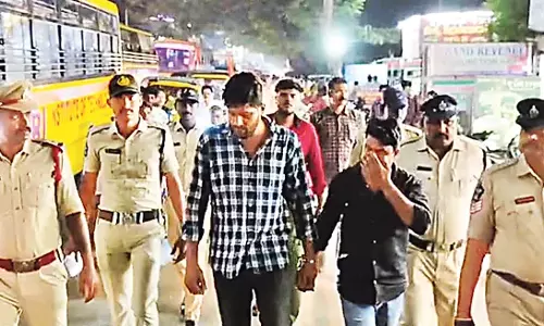 Main Accused in Eluru Rape Case Arrested and Paraded Publicly Main Accused in Eluru Rape Case Arrested and Paraded Publicly