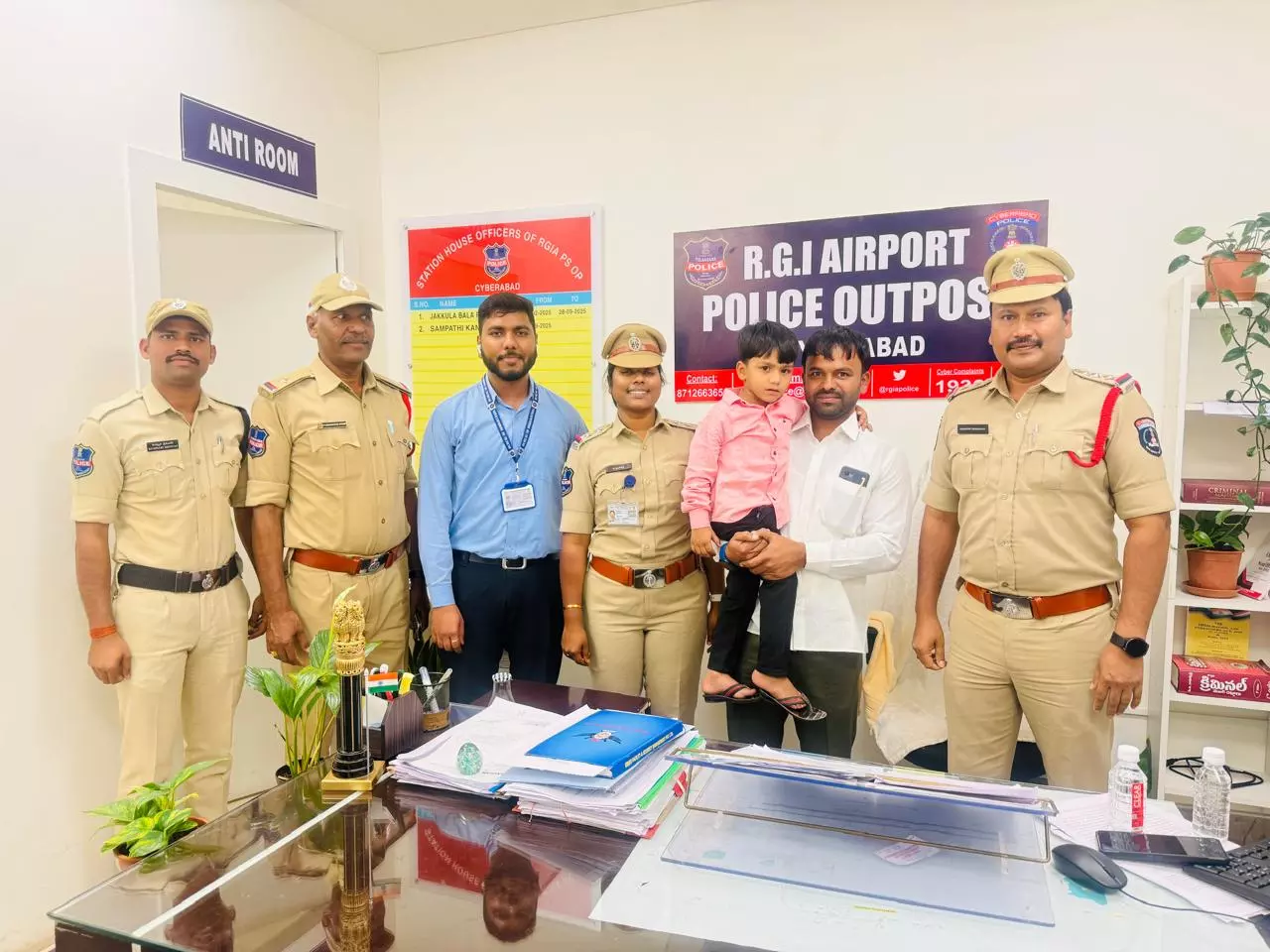 RGIA OP Police Swiftly Reunite Missing Child with Family in Hyderabad