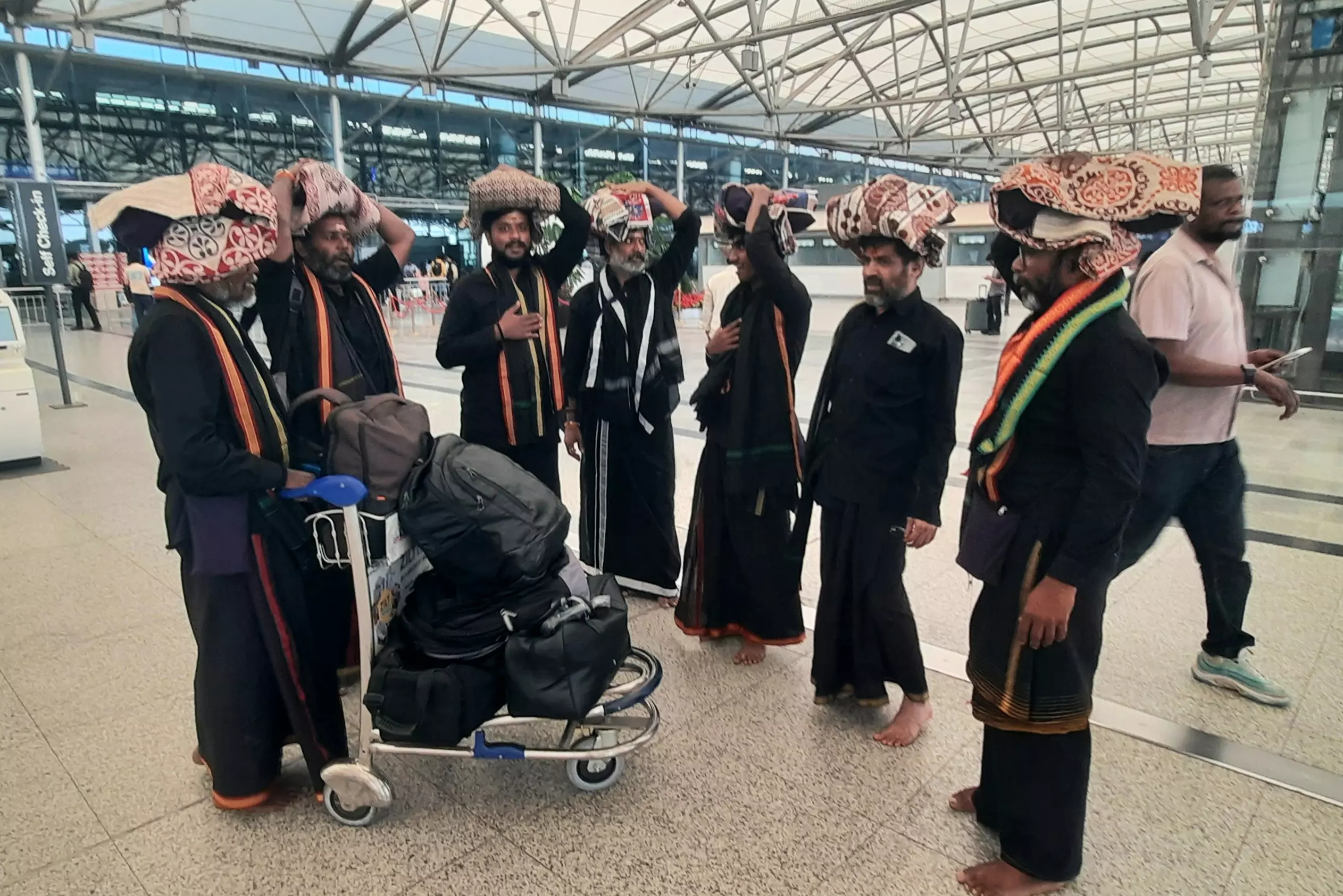 Indigo Cancels 77 Flights In Hyd; Airline Crisis Puts Sabarimala Devotees In Dilemma Indigo Cancels 77 Flights In Hyd; Airline Crisis Puts Sabarimala Devotees In Dilemma