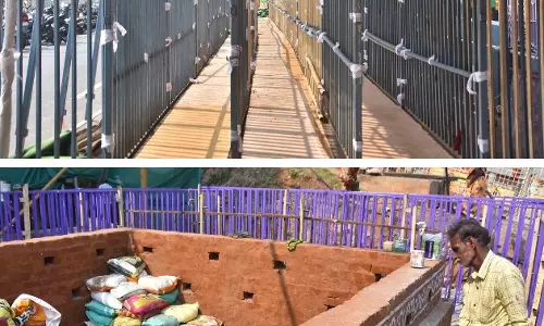 All Set for Bhavani Deeksha Rituals in Vijayawada All Set for Bhavani Deeksha Rituals in Vijayawada