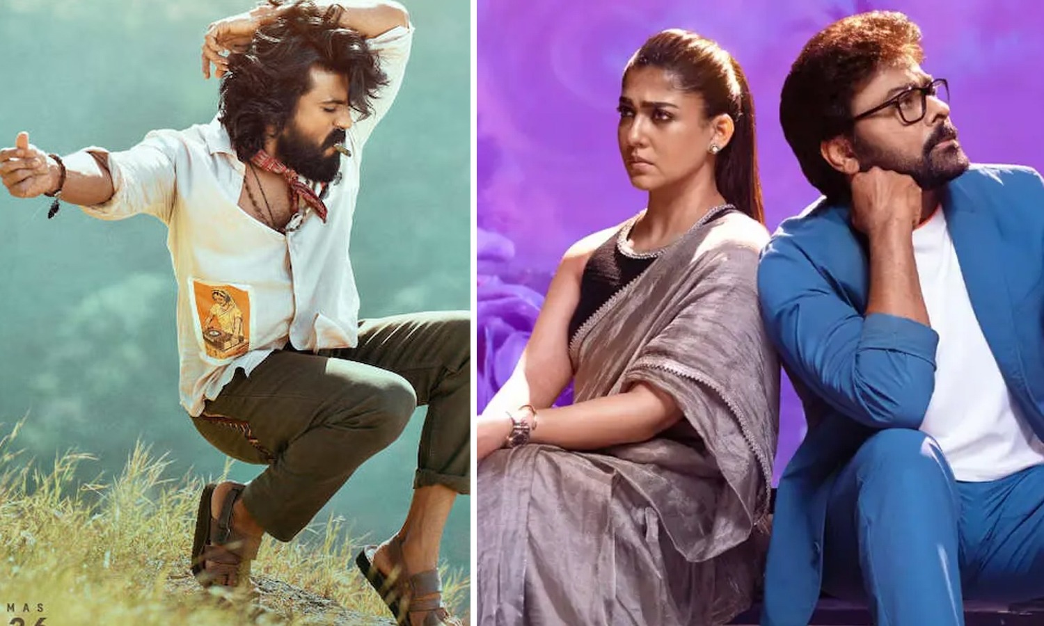 Chiranjeevi and Ram Charan's Songs Dominate Charts