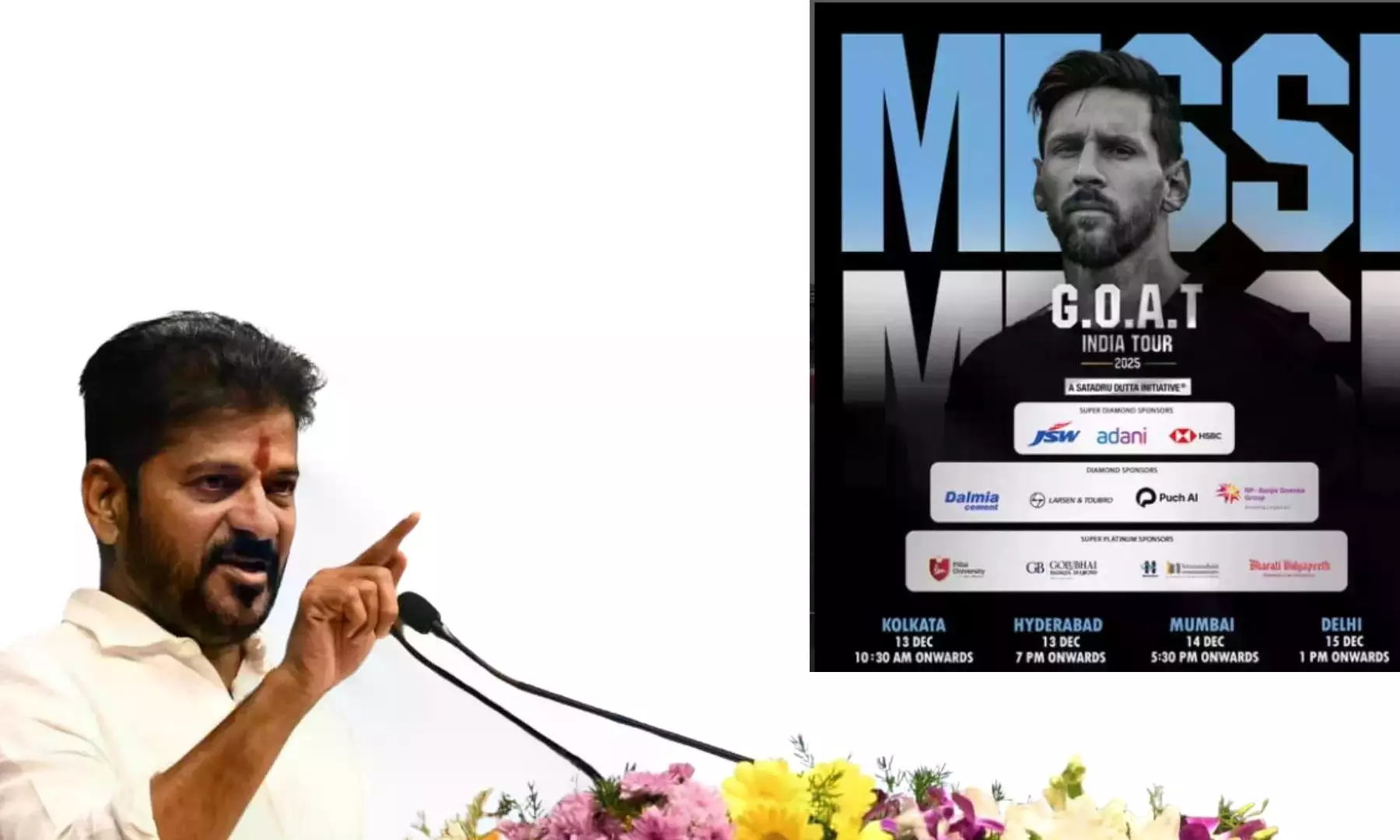 Govt Not Organising Messi Match: Revanth