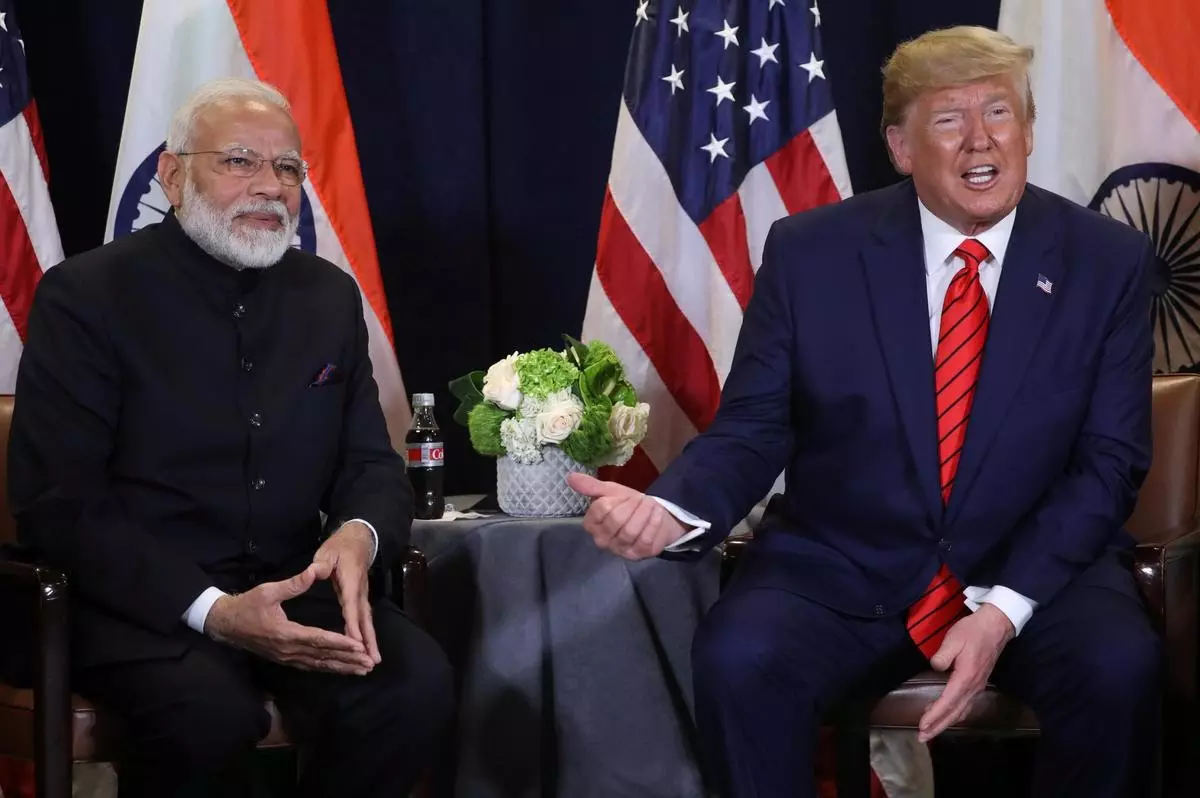 Modi Calls Trump; Reviews India-US Strategic Partnership Modi Calls Trump; Reviews India-US Strategic Partnership