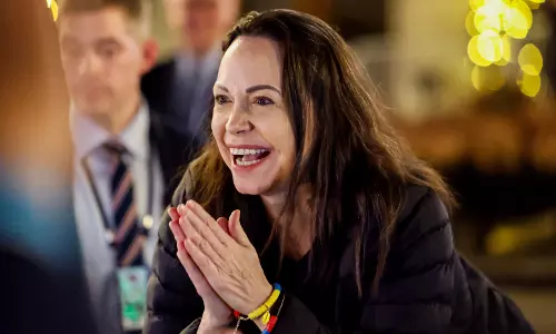 Venezuelas Machado Emerges from Hiding After Nobel Ceremony