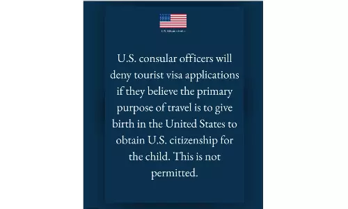 No Tourist Visa For Birthright Citizenship Trips: US Embassy No Tourist Visa For Birthright Citizenship Trips: US Embassy