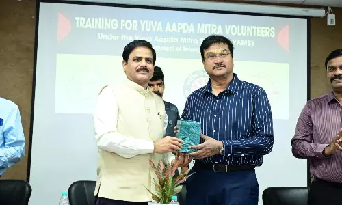 HYDRAA Chief Urges Youth To Serve Public Good at Yuva Aapada Mitra Programme HYDRAA Chief Urges Youth To Serve Public Good at Yuva Aapada Mitra Programme