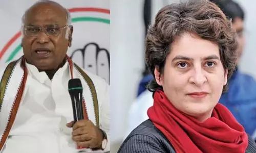 Kharge, Priyanka Gandhi Laud Revanth Reddy for Vision Document, Investment Push Kharge, Priyanka Gandhi Laud Revanth Reddy for Vision Document, Investment Push