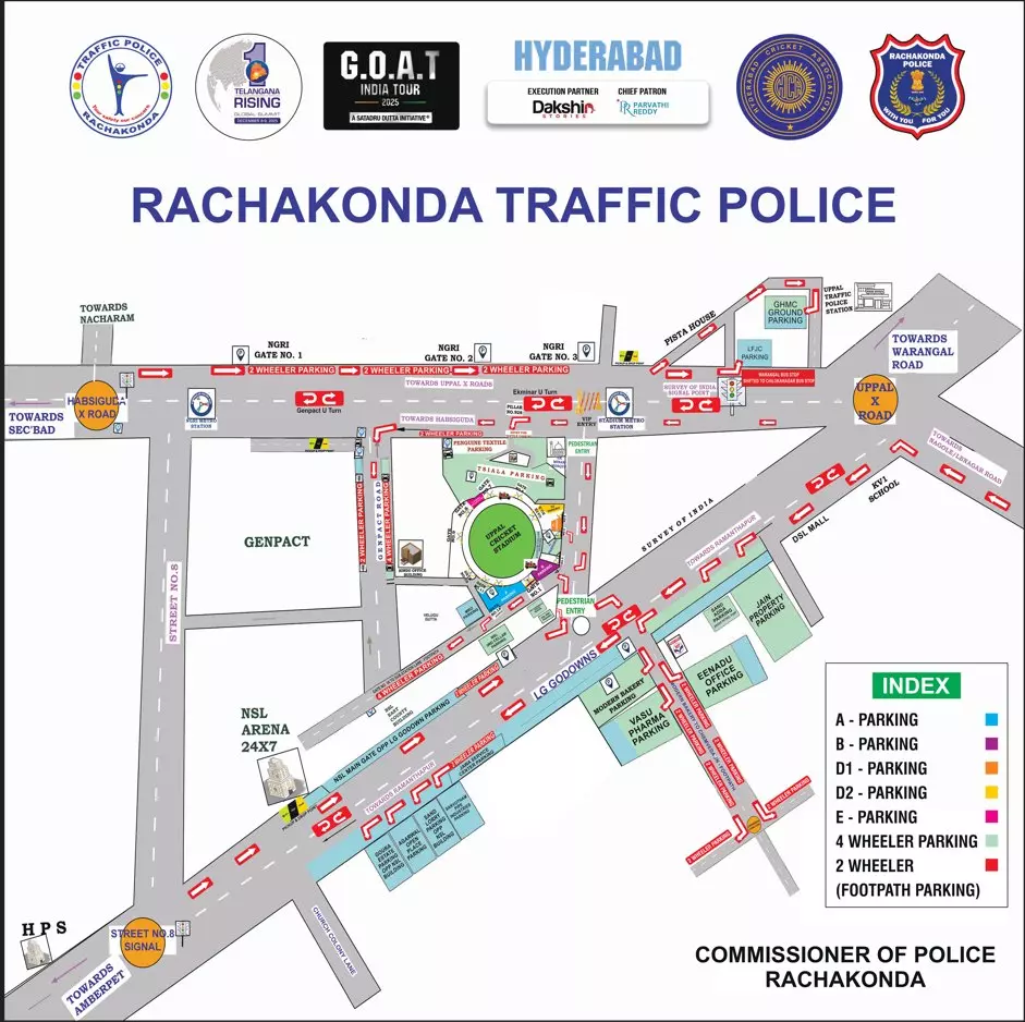 Ticket-Holders Only: Hyderabad Police’s Strict Messi Match Rule