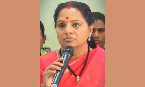 Daggers Drawn, Kavitha Says KTR Behind Land Grabs by BRS Leaders Daggers Drawn, Kavitha Says KTR Behind Land Grabs by BRS Leaders