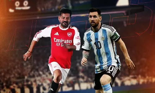 Messi Tour Makes Hyderabad Warm Ip to football