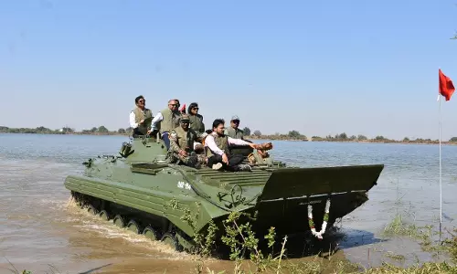 Malkapur Lake Trials Reconfirm Amphibious Capability of BMP-II Vehicles