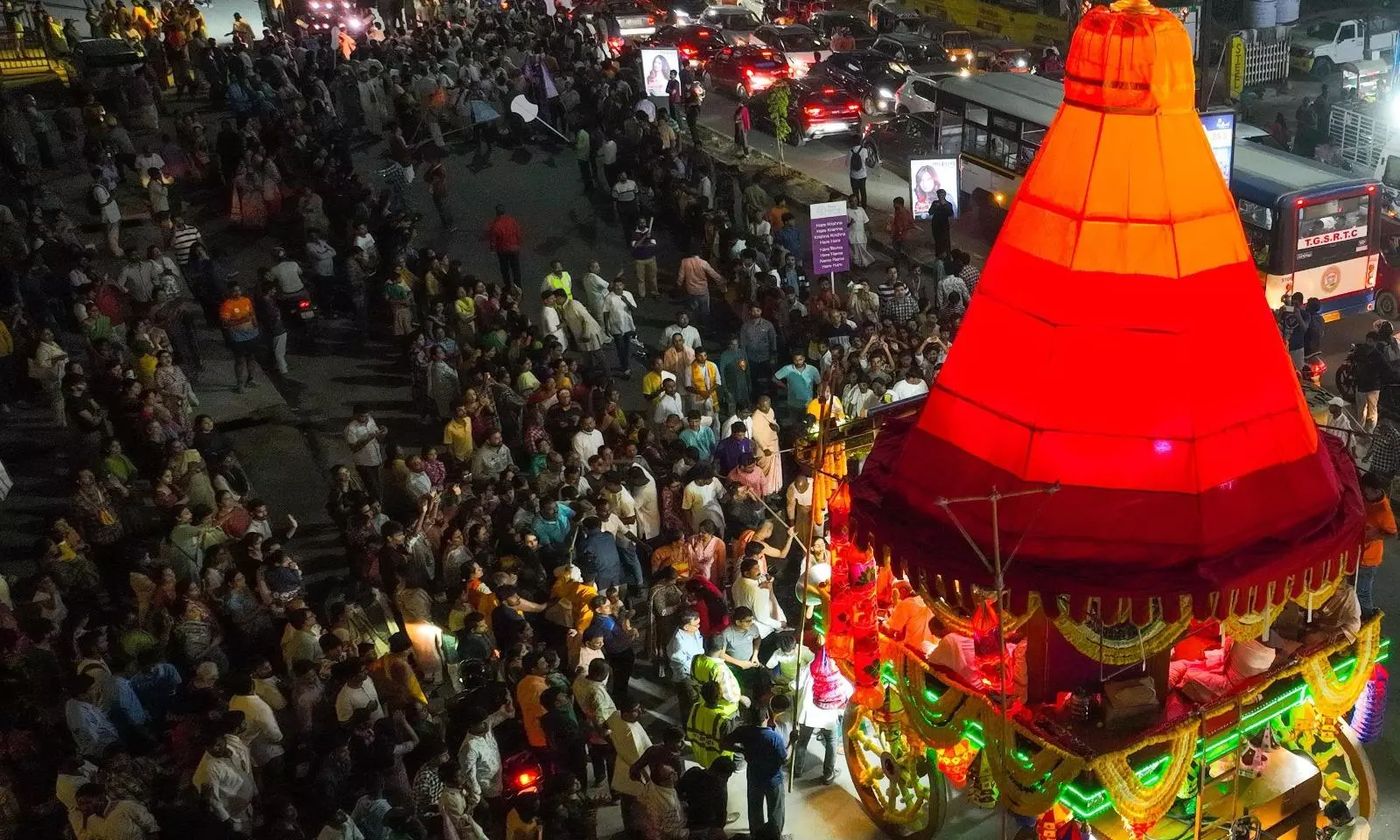 Cultural Spendor Marks Sri Radha Govinda Ratha Yatra In Hyderabad Cultural Spendor Marks Sri Radha Govinda Ratha Yatra In Hyderabad