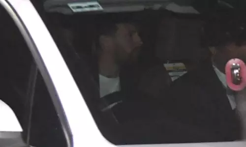 Messi Mania Grips Kolkata as Thousands Welcome Argentine Icon Messi Mania Grips Kolkata as Thousands Welcome Argentine Icon