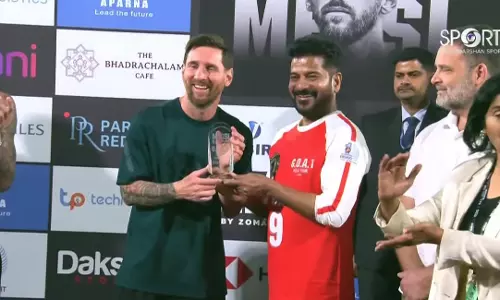Uppal Turns Festive as Messi Craze Sweeps Hyderabad During ‘GOAT Cup’