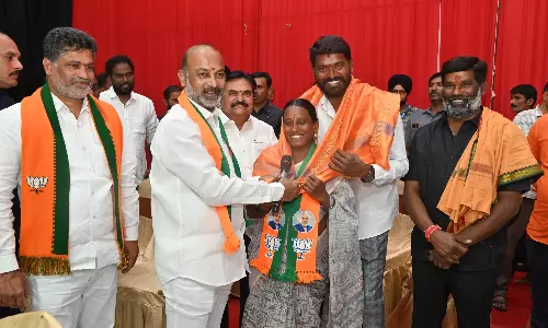 Bandi Sanjay Vows Rapid Development of BJP-led Villages