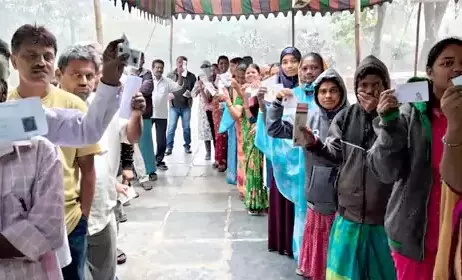 Telangana Gram Panchayat Phase 2 Sees 56.71% Turnout Till 11 AM Telangana Gram Panchayat Phase 2 Sees 56.71% Turnout Till 11 AM