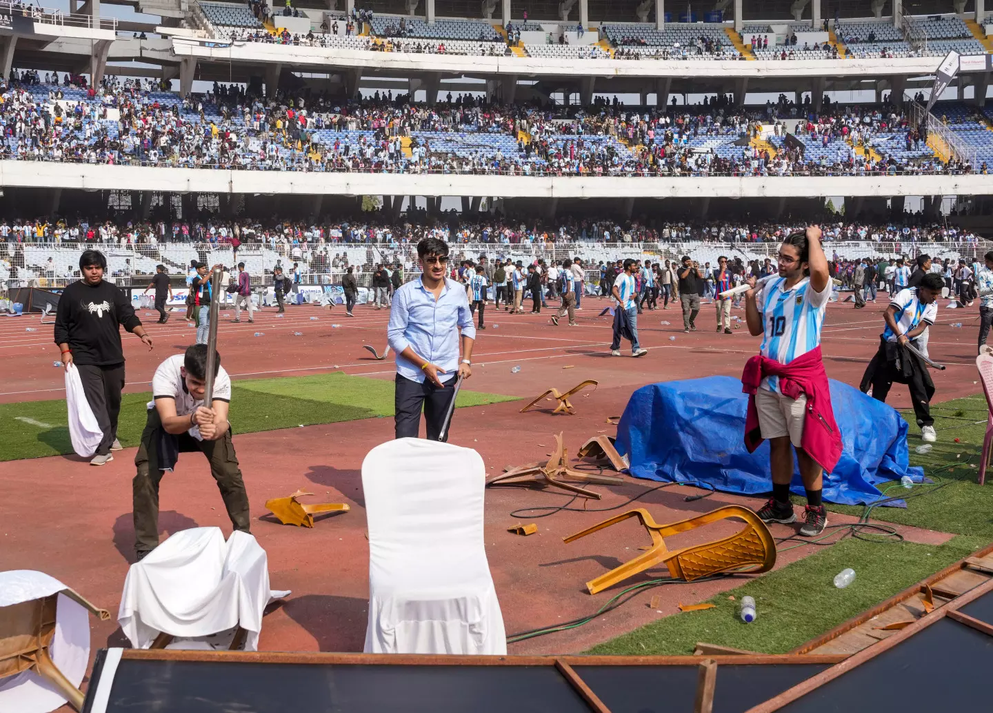 Suvendu Adhikari Seeks Judicial Probe Into Messi Event Chaos