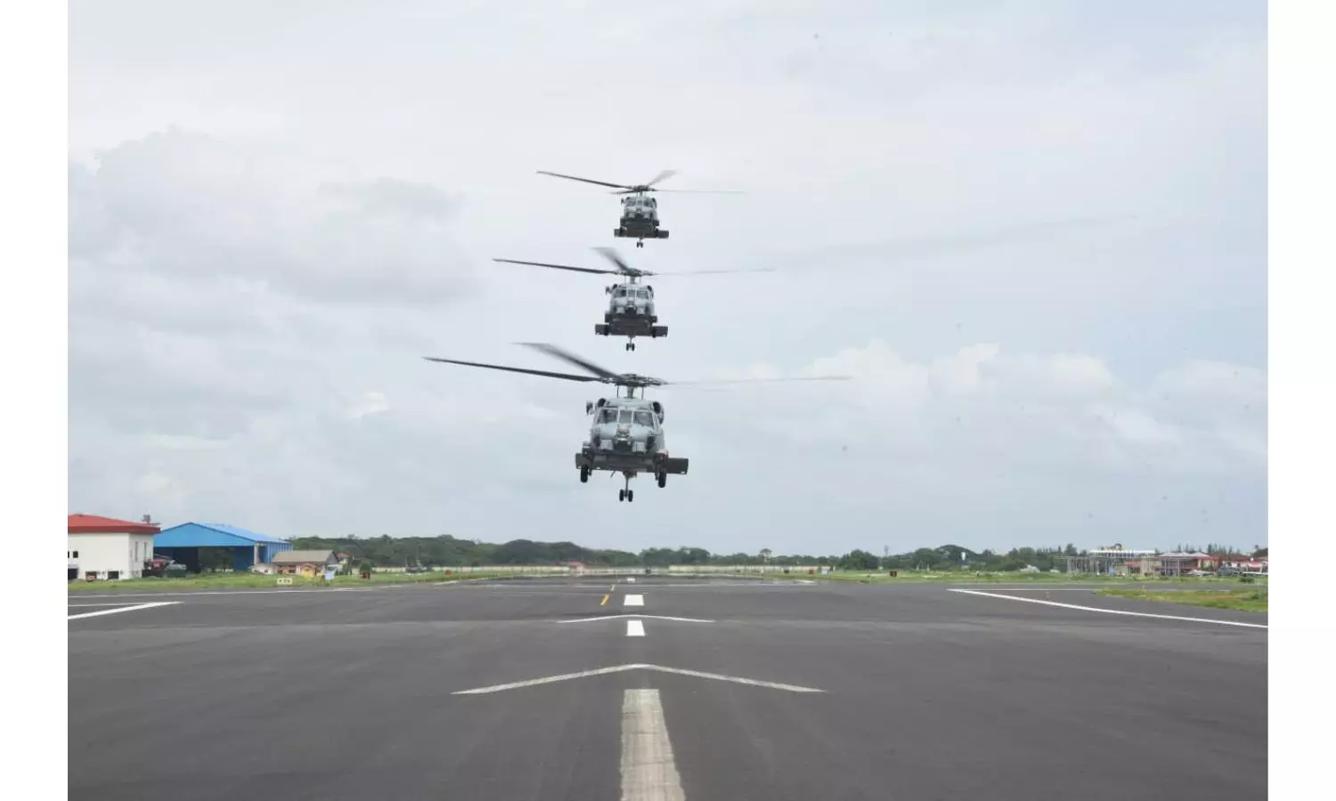 Indian Navy To Commission Second Squadron of Submarine-hunting Multirole MH 60R Seahawk Helicopters In Goa Indian Navy To Commission Second Squadron of Submarine-hunting Multirole MH 60R Seahawk Helicopters In Goa