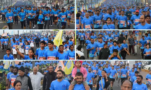 Vizag Navy Marathon Attracts Over 17,000 Runners Vizag Navy Marathon Attracts Over 17,000 Runners