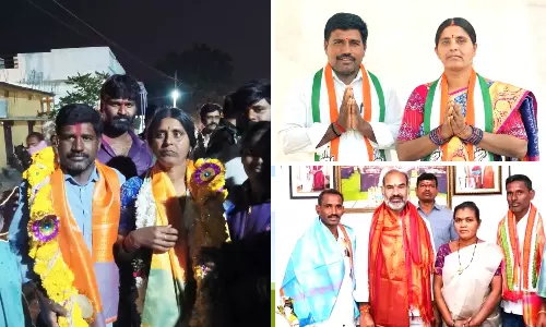 Second Phase of Gram Panchayat Polls Ends Peacefully in Karimnagar Region Second Phase of Gram Panchayat Polls Ends Peacefully in Karimnagar Region