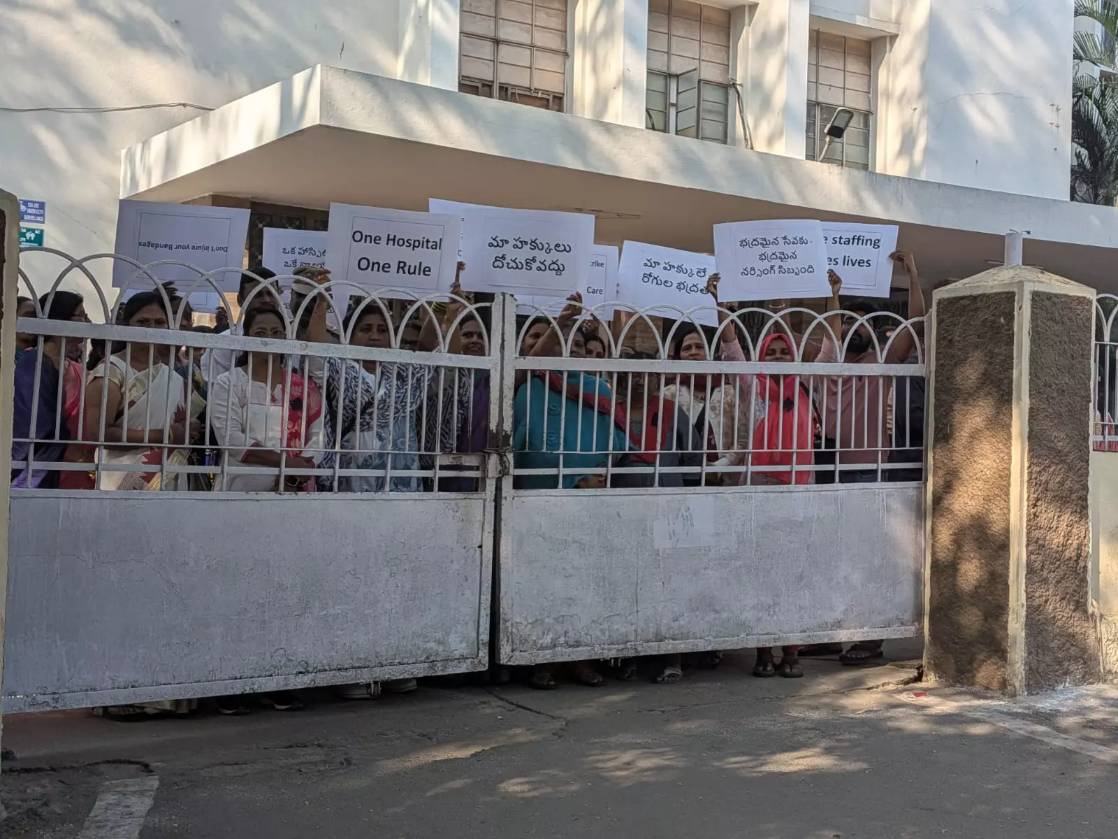 NIMS Nurses Continue Protest in Support of Pending Demands NIMS Nurses Continue Protest in Support of Pending Demands