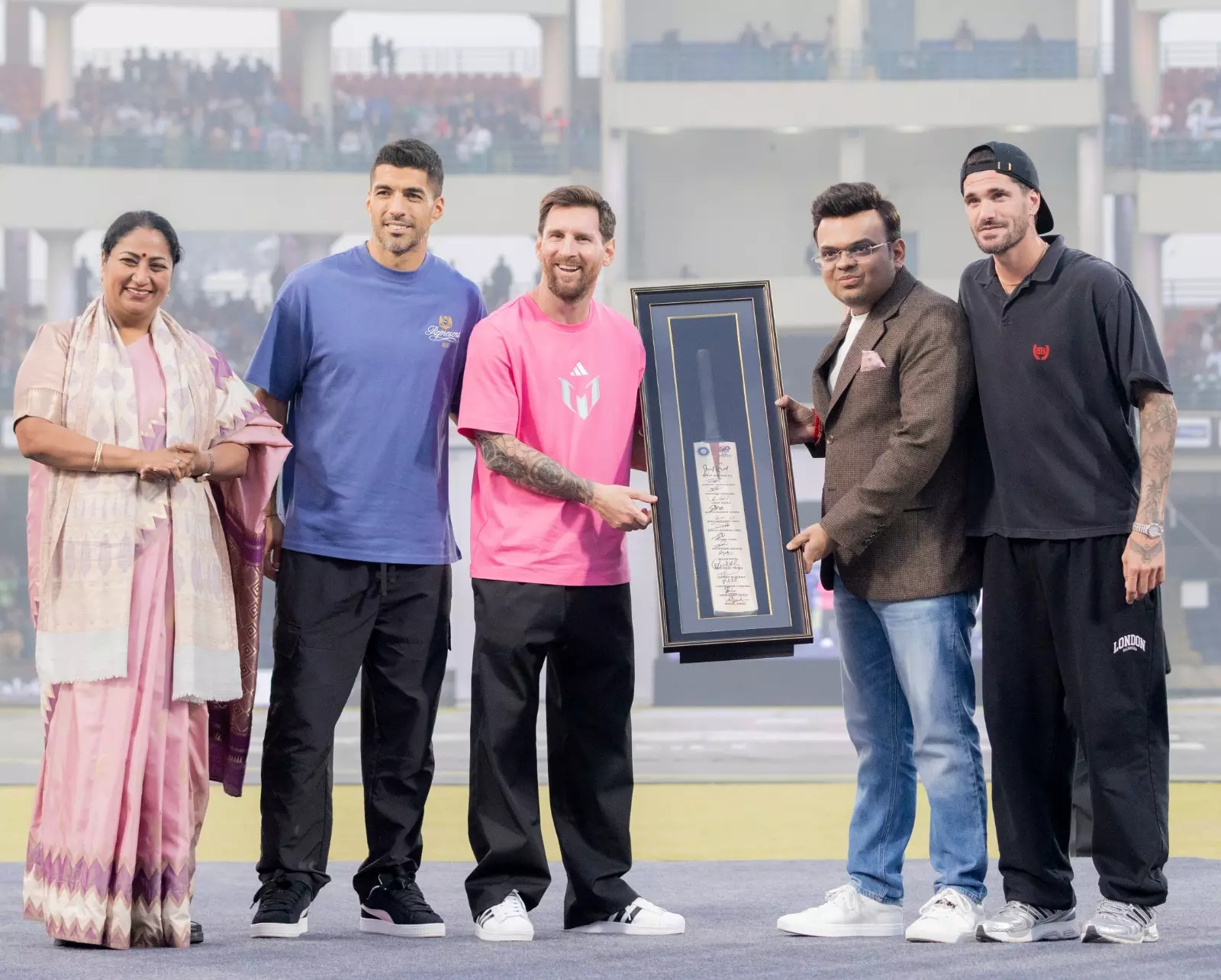 ICC Chairman Jay Shah Felicitates Lionel Messi Ahead Of The ICC Mens T20 World Cup 2026 ICC Chairman Jay Shah Felicitates Lionel Messi Ahead Of The ICC Mens T20 World Cup 2026