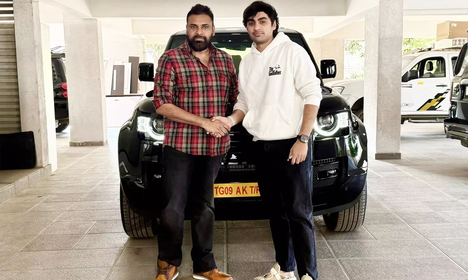Pawan Kalyan Gifts OG Director A Land Rover Defender Pawan Kalyan Gifts OG Director A Land Rover Defender