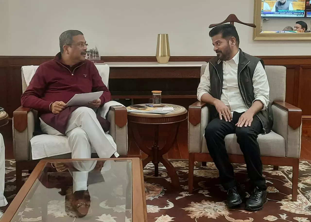 Revanth Urges Centre to Sanction IIM for Hyderabad Revanth Urges Centre to Sanction IIM for Hyderabad