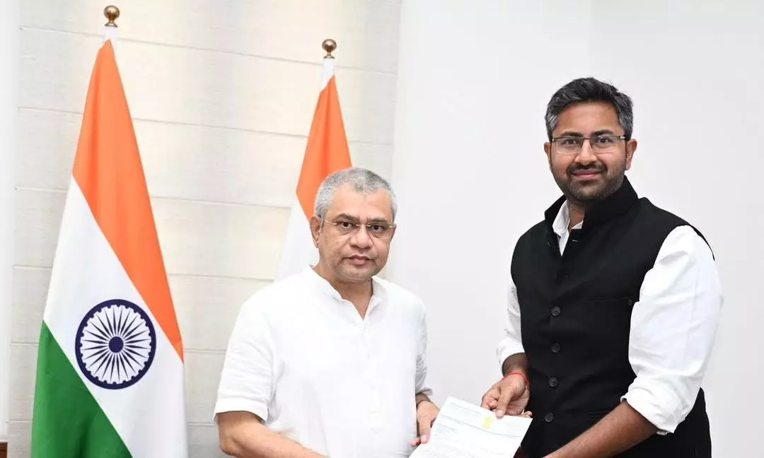 Vizag MP Meets Railway Minister, Flags Infrastructure, Safety Issues Vizag MP Meets Railway Minister, Flags Infrastructure, Safety Issues