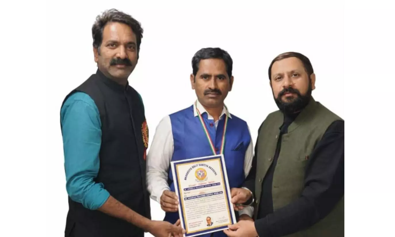 Telangana Lineman Bags Ambedkar Fellowship Award Telangana Lineman Bags Ambedkar Fellowship Award