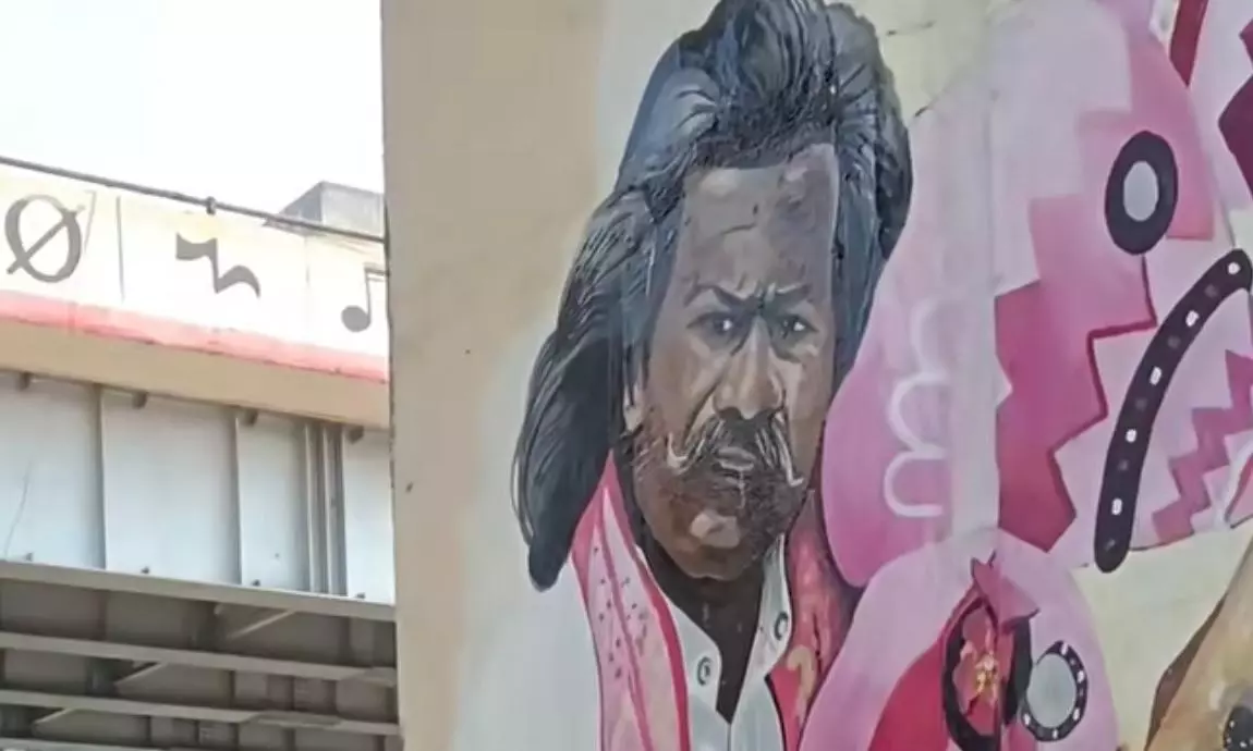 Padma Shri Awardee Mogilaiah Scrubs Posters Off Artwork Padma Shri Awardee Mogilaiah Scrubs Posters Off Artwork