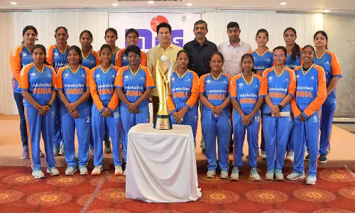 Sachin Tendulkar meets T20 Blind Women’s World Cup Champions