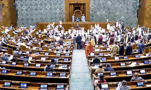 LS Takes Up VB-G RAM G Bill Amid Protest LS Takes Up VB-G RAM G Bill Amid Protest