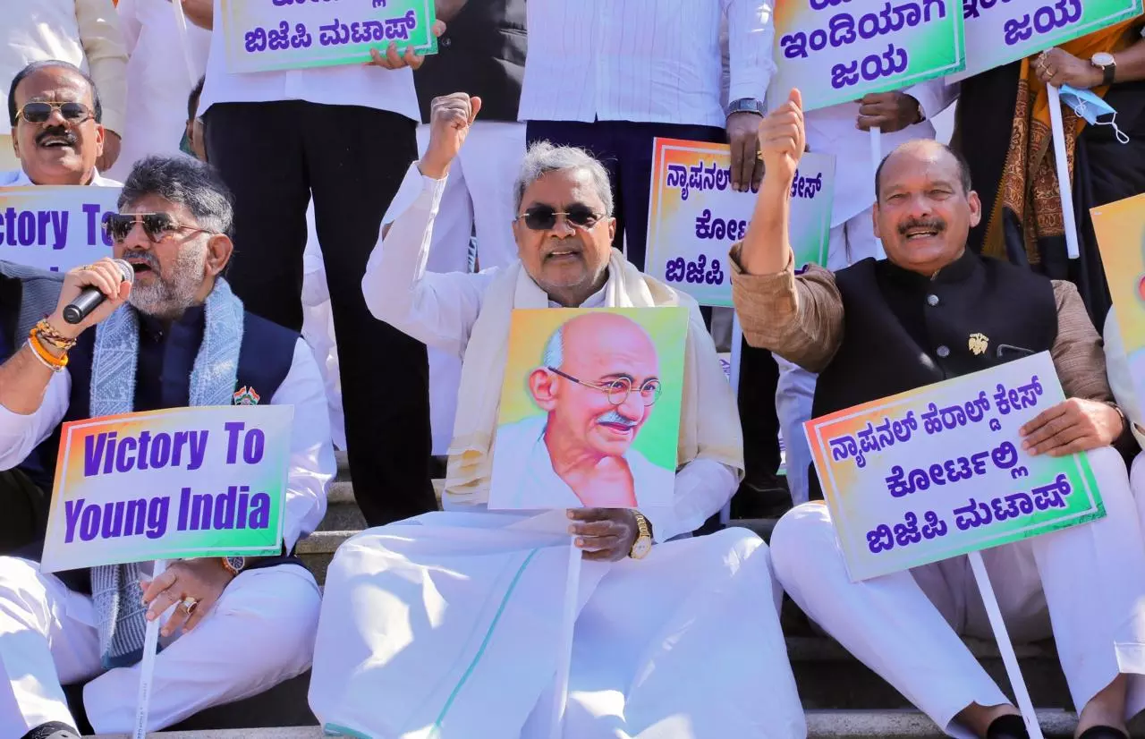 Karnataka CM Siddaramaiah Accuses BJP Of Targeting Congress Through False Cases To Hide Failures Karnataka CM Siddaramaiah Accuses BJP Of Targeting Congress Through False Cases To Hide Failures
