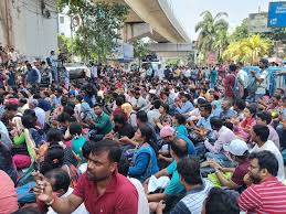 SSC Aspirants Protest Over Jobs Crisis in Kolkata